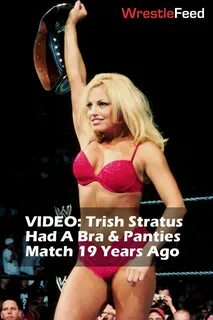 Trish Stratus Bra And Panties Match.