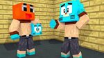 VOICI LE CLONE A GUMBALL SUR MINECRAFT ... - YouTube