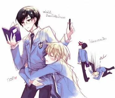 Tamaki x Kyoya Ouran high school host club funny, High schoo