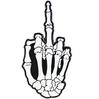 Transparent Skeleton Middle Finger - Shop the top 25 most po