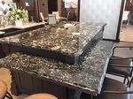Kitchen Island in Hollinsbrook by Cambria Natural Quartz Mad