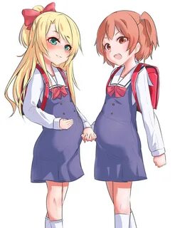 himesaka noa and hoshino hinata (watashi ni tenshi ga maiorita!) drawn by hayaya