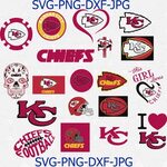 Kansas city Chiefs bundle SVG, Kansas logo png, Chiefs footb