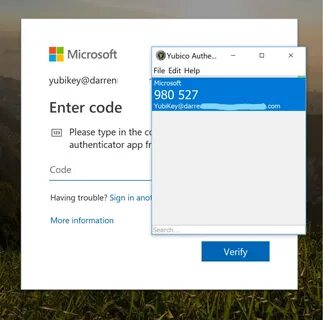 Enrolling and using both Microsoft Authenticator and a YubiK
