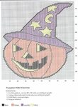 PUMPKIN WITH WITCH HAT WALL HANGING Halloween canvas, Plasti