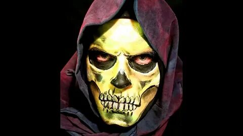 Skeletor/ Masters Of The Universe: Face paint tutorial. - Yo