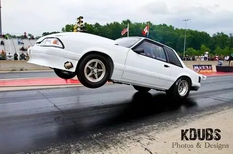 Fox Body Mustang Drag Wheelie Fox body mustang, Drag racing 