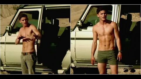 Jeremy Irvine Shirtless Scene In Beyond The Reach - YouTube