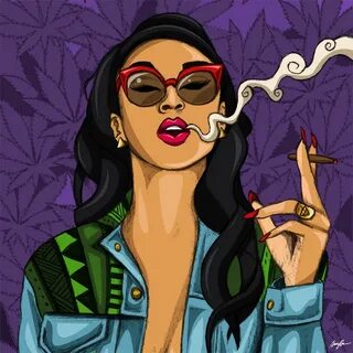 carnivourcreates Smoke art, Cartoon smoke, Pop art girl