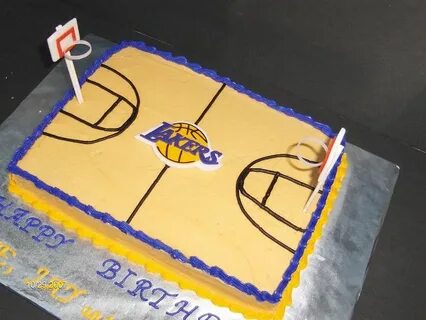 8 LA Lakers Birthday Sheet Cakes Photo - LA Lakers Birthday 