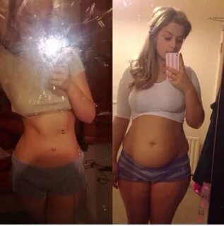 Before and after weight gain - /s/ - Sexy Beautiful Women - 