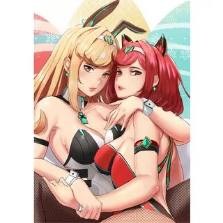 Oe kunn - commission , mythra and pyra