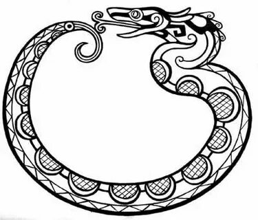 mayan/aztec style snakes look pretty close to general asian 
