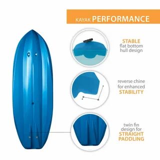 Байдарка Lifetime Wave 6 Ft. Youth Kayak (Paddle Included), 