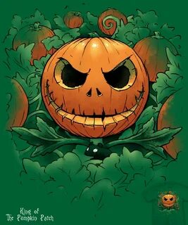 King of the Pumpkin Patch - tee Jack skellington pumpkin, Ti