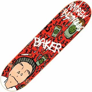 Vintage BAKER Skateboard Deck - used ANDREW REYNOLDS Atlanta