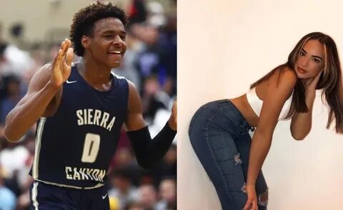 Bronny James shoots his shot at Instagram model - Lakers Dai