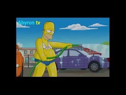 Peter and Simpson sexy car wash - family guy - YouTube