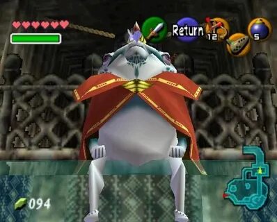 Zelda Ocarina of Time Screenshot - King Zora Big