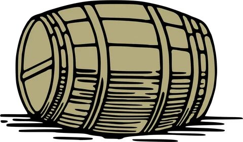 Barrel Clipart Keg - Wine Barrel Clip Art - Png Download - L