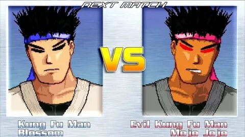 MUGEN Kung Fu Man e Blossom VS Evil Kung Fu Man e Mojo Jojo 