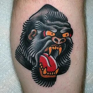 100 Gorilla Tattoo Designs For Men - Great Ape Ideas Trendy 