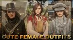 Red Dead Online Cute Female Outfit Ideas - YouTube