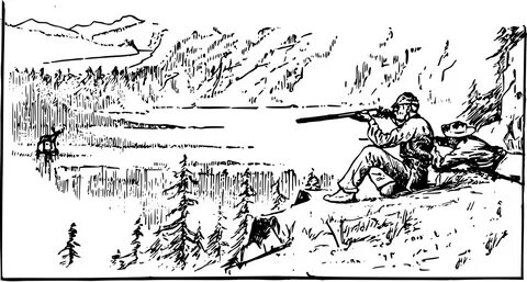 Transparent Hunting Rifle Clipart Black And White - Canada -