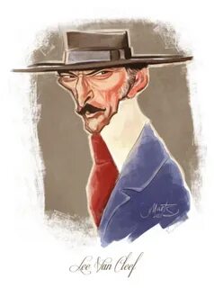 martynas-juchnevicius Lee van cleef, Painting, Artist painti