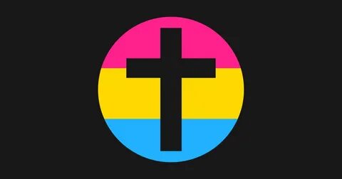 Pan Pride Cross - Lgbt Pride - Aufkleber TeePublic DE