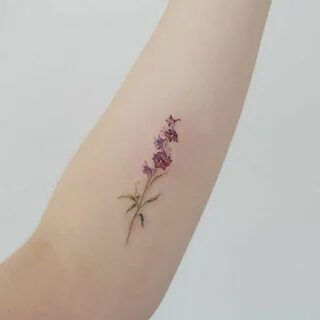 Tiny but mighty, by Doy. (via IG—tattooist_doy) #flower #mic