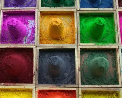 Download wallpaper sand, paint, color, box, powder, section,