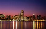 Chicago Night Cityscape Wallpapers - Wallpaper Cave