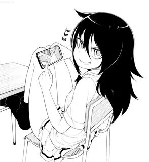 Pin by the dark sun on WataMote Anime, Fan art, Manga