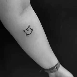 Tattoo Ideas for Your First Ink Cat face tattoos, Small tatt