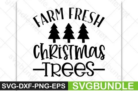 Farm Fresh Christmas Trees Graphic by Designartstore - Creat