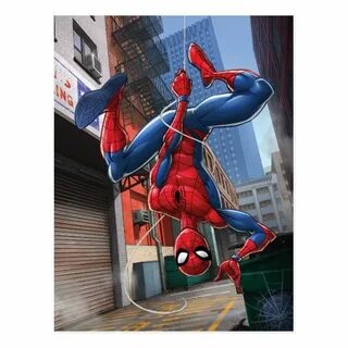 Spider-Man Hanging Upside-Down From Web Postcard Zazzle.com 