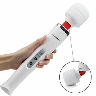 Cordless Personal Wand Massager with 10 Powerful Vibration P