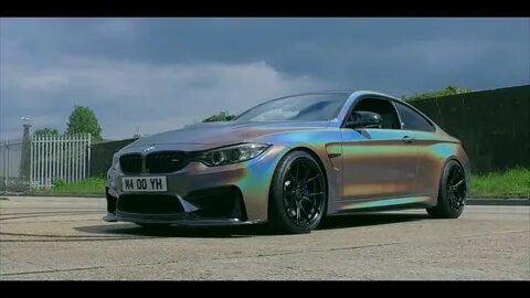 BMW M4 3M Gloss Flip Psychedelic Wrap - YouTube