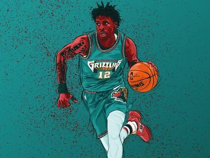 Ja Morant. NBA Illustration 2020 by Rufyo on Dribbble