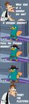 Dr. Doofenshmirtz and Perry the Platypus Дисней, Юмор, Чтени