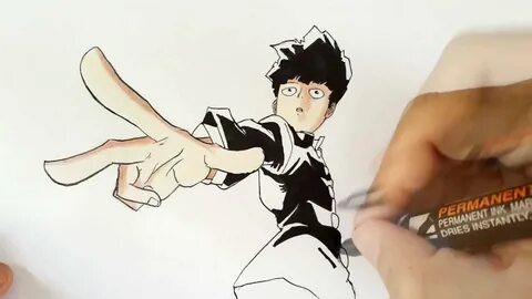 Drawing Mob - Mob Psycho 100 - YouTube