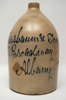 Albany NY I. Nausbaum and Son Script Jug