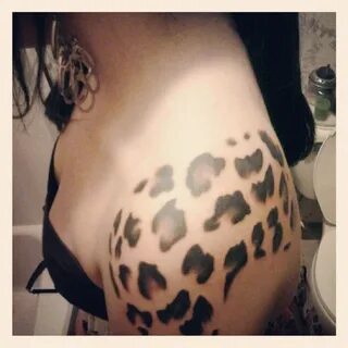 animal print tattoo shoulder Leopard print tattoos, Tattoos,