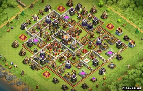 Town Hall 11 Th11 War, Trophy base v7 With Link 9-2019 - Far