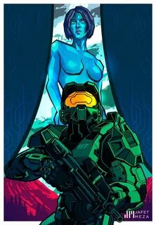 Halo Infinite art by Jafet Meza Halo dibujo, Jefe maestro, P