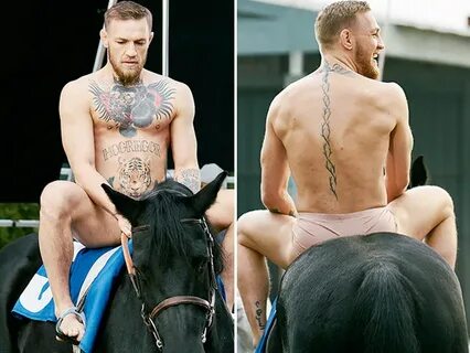 Conor McGregor Goes 'Stark Bullock Naked' ... On a Horse (Ph