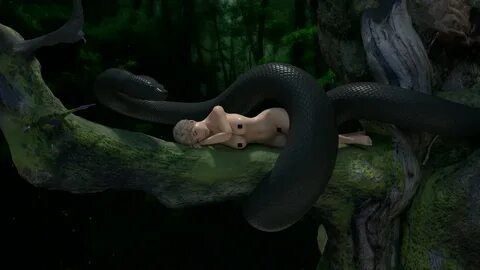 Dream of Titanoboa 1 - Epic Snake Vore - Mercilessnature - V