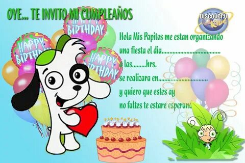 tarjetas de invitacion para cumpleanos - Besko