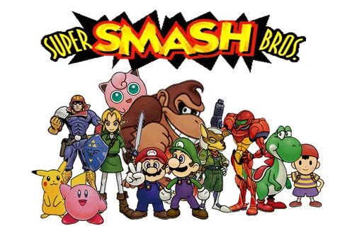 All Nintendo 64 Super Smash Brothers playable characters and